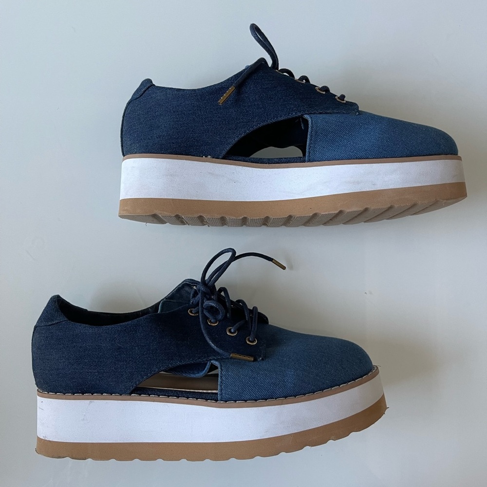Jeans Wedges Shoes